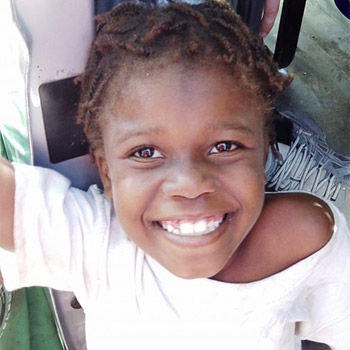 Girl in Mitivie Haiti